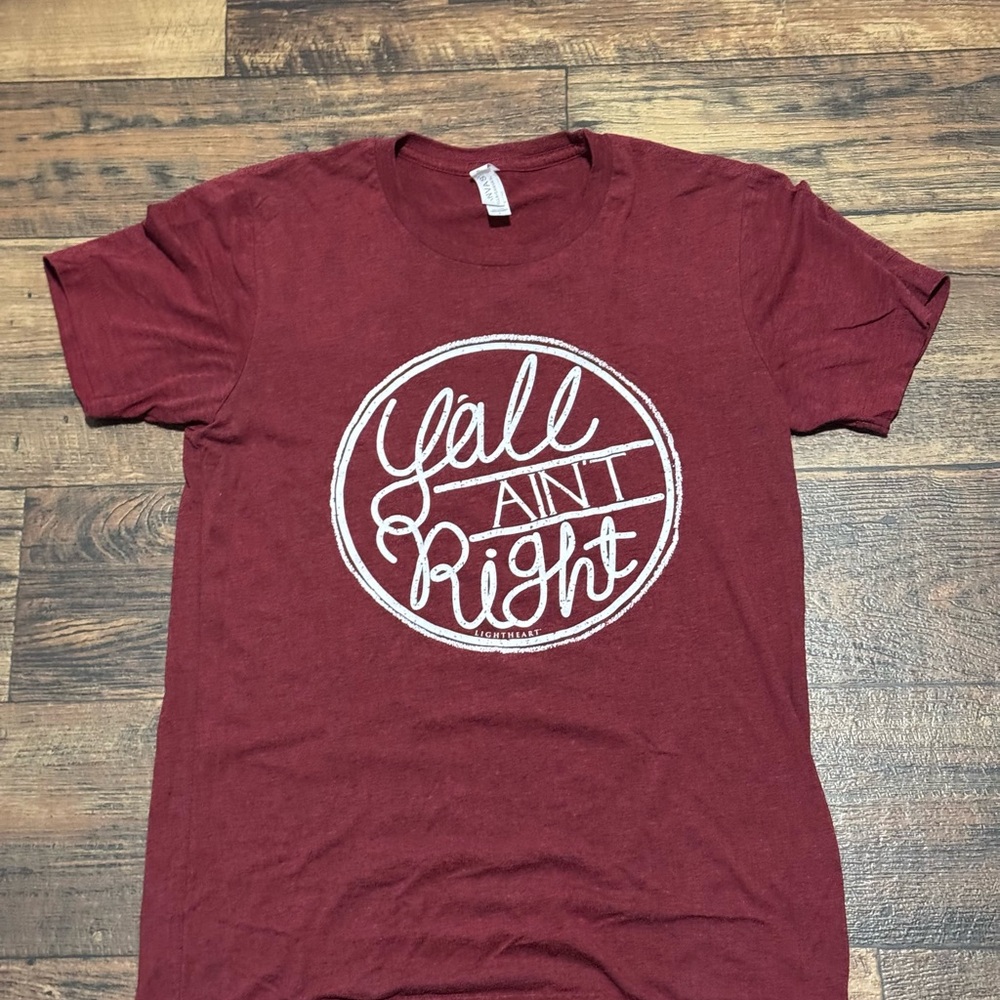 Bella Canvas Maroon Graphic Tee